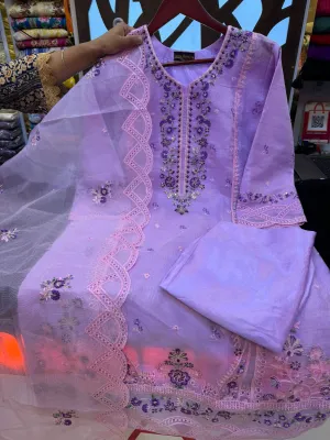 Stitched Organza Party Collection